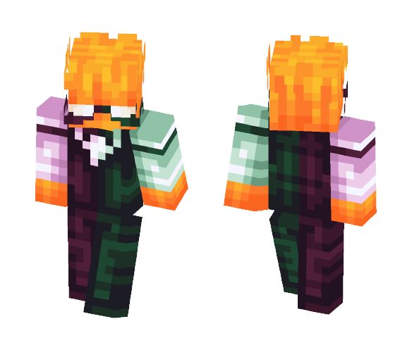 The bar is on fire - Male Minecraft Skins - image 1
