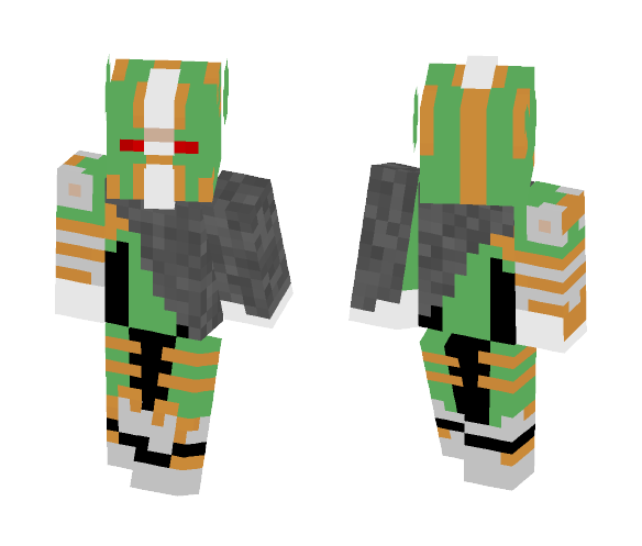 Elemental HERO Great Tornado - Male Minecraft Skins - image 1