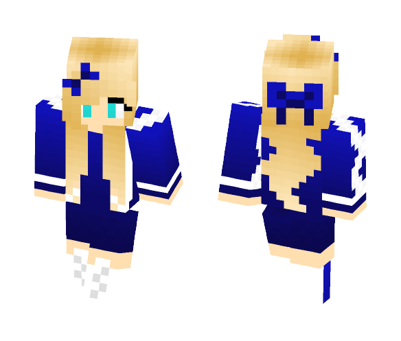 Aubrey (A Cheerleader) - Female Minecraft Skins - image 1
