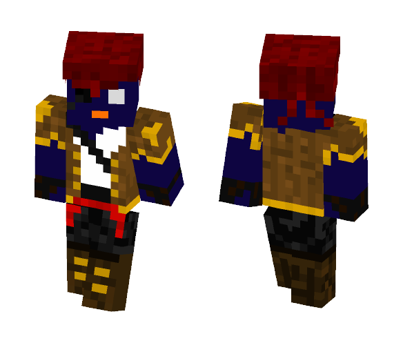 Pinguïn Pirate - Male Minecraft Skins - image 1