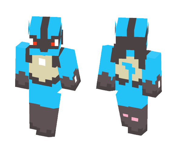 (Simple) Lucario - Interchangeable Minecraft Skins - image 1