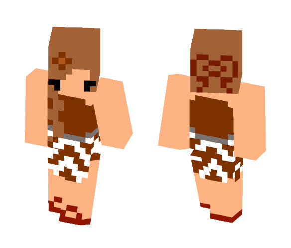 Chocolate gal - Female Minecraft Skins - image 1