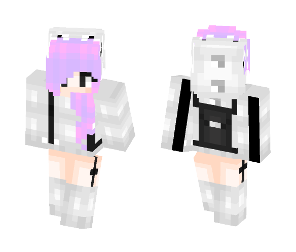 Cute Dino Girl - Cute Girls Minecraft Skins - image 1