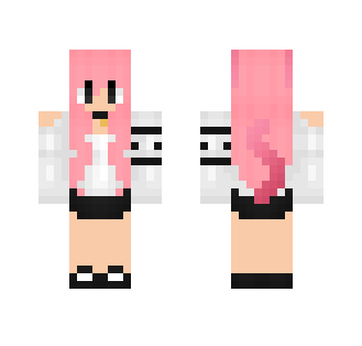 Pink Neko Girl - Girl Minecraft Skins - image 2
