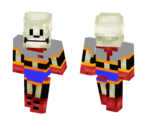My Version Of Papyrus - Male Minecraft Skins - image 1