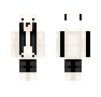 Panda Hat - Female Minecraft Skins - image 2