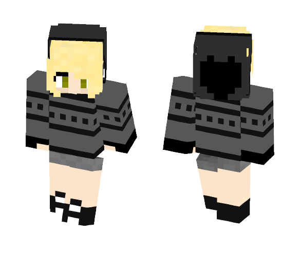 Yellow Eyes - Female Minecraft Skins - image 1