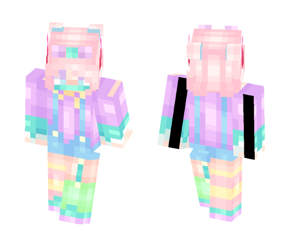 Pastel Fanatic - Female Minecraft Skins - image 1