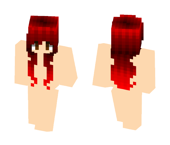 Vampirepony's Red Female Hair Base - Female Minecraft Skins - image 1