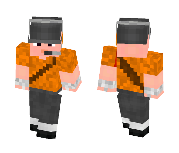 Orange Scout - Male Minecraft Skins - image 1