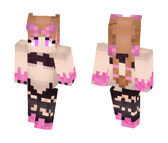 shiny mega lopunny gijinka - Female Minecraft Skins - image 1