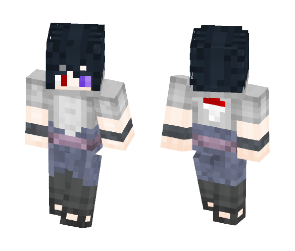[Sasuke (Rinne-sharingan) By Chumi] - Male Minecraft Skins - image 1