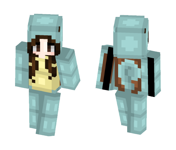 Squirtle Onesie - Female Minecraft Skins - image 1