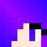 Purple-Blue Hair - Female Minecraft Skins - image 3