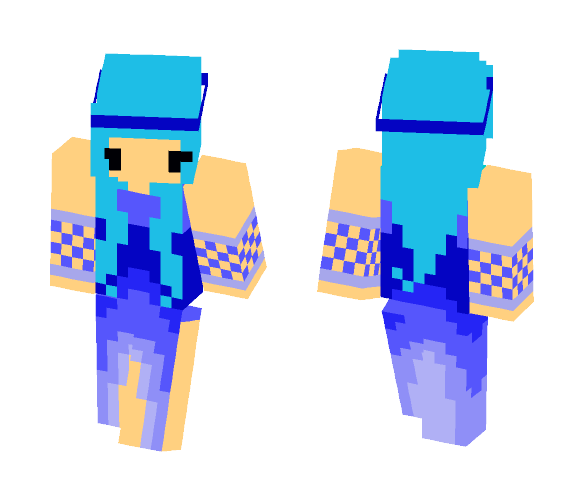 Water Elemental - Female Minecraft Skins - image 1