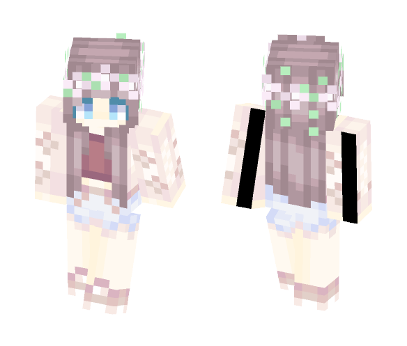 Spring flôwers - Female Minecraft Skins - image 1