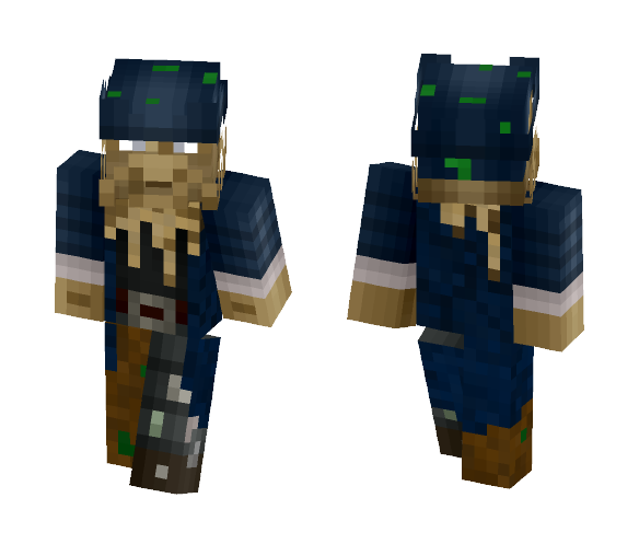 Davy Jones - 3D Jacket - Male Minecraft Skins - image 1