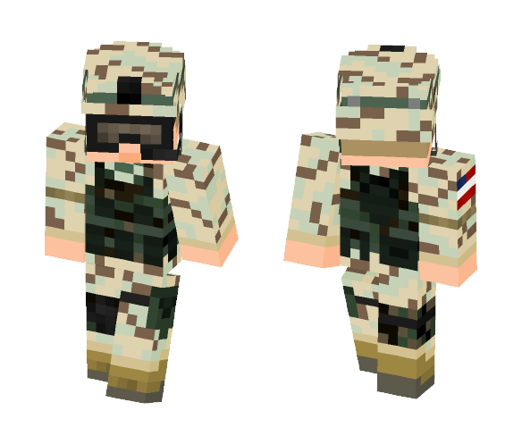 Download Iraq war US army Minecraft Skin for Free. SuperMinecraftSkins
