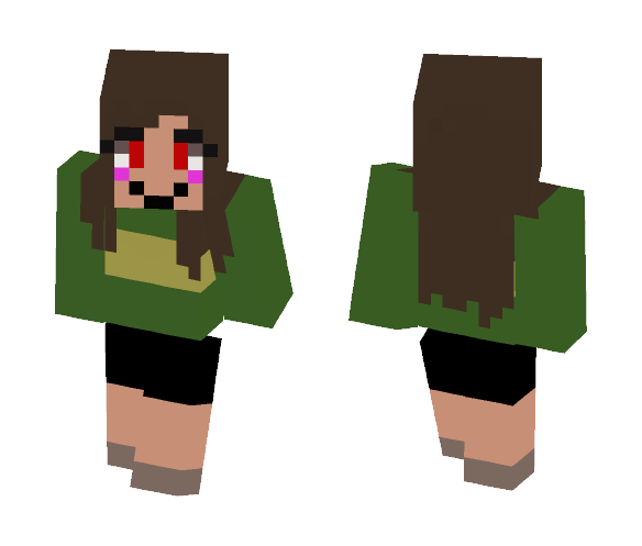 Chara undertale - Female Minecraft Skins - image 1