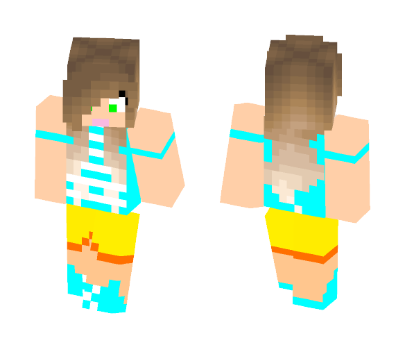 Cute beach babe - Female Minecraft Skins - image 1