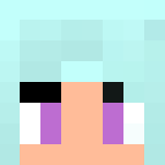 Cute Blue Haired CUTIE - Female Minecraft Skins - image 3
