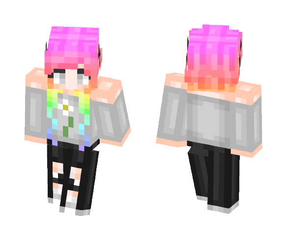 Rainbow2.0 - Female Minecraft Skins - image 1
