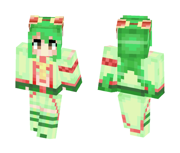 Flygon Gijinka - Female Minecraft Skins - image 1