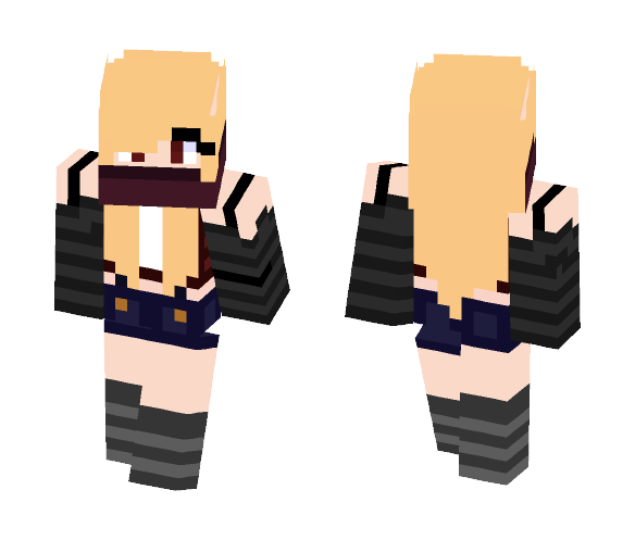 Badass Goth Girl - Girl Minecraft Skins - image 1