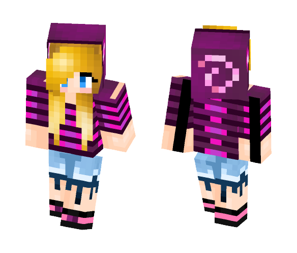 PurplePinky - Female Minecraft Skins - image 1