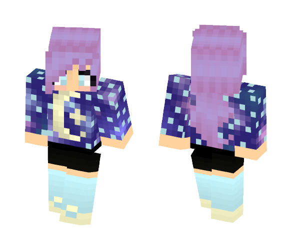 Galaxy - Female Minecraft Skins - image 1