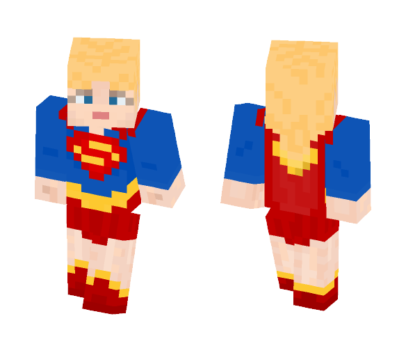 Classic Supergirl - Female Minecraft Skins - image 1