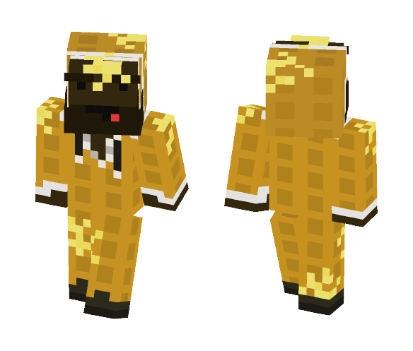 Man in a waffle suit