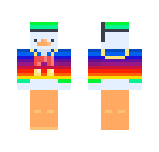 Donald Edit (Rainbow) :] - Male Minecraft Skins - image 2
