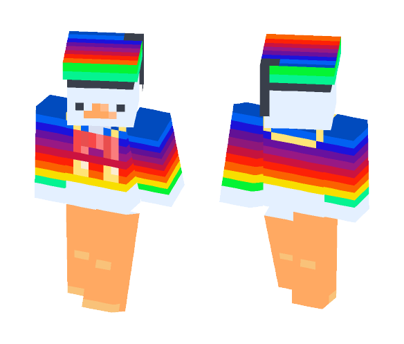 Donald Edit (Rainbow) :] - Male Minecraft Skins - image 1