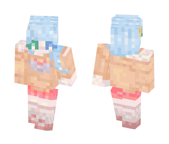 Blue Pastel Ivy - Female Minecraft Skins - image 1