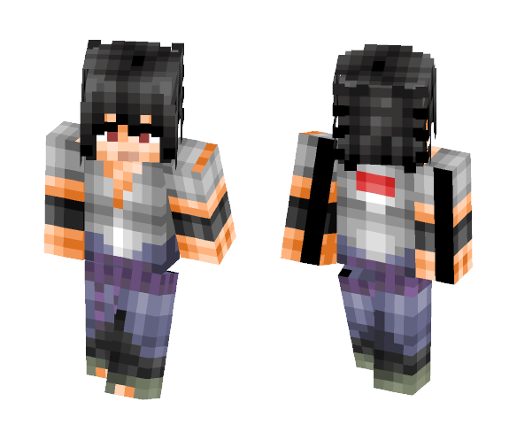 Sasuke Uchiha. - Male Minecraft Skins - image 1