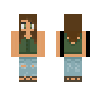 ❀ | forest green - Female Minecraft Skins - image 2