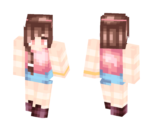 Summer days...ヘ(^_^ヘ) - Female Minecraft Skins - image 1