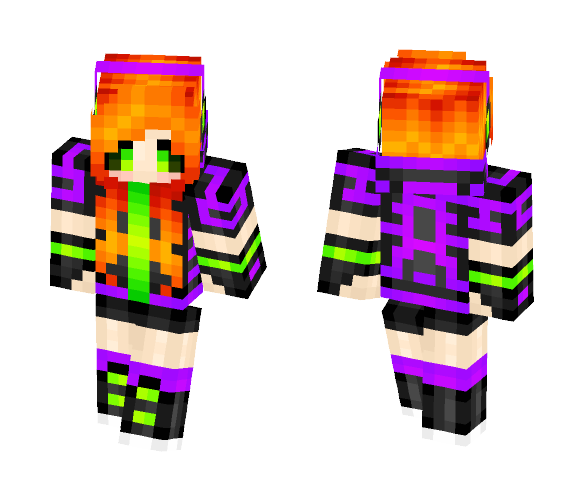 DatToxicCyberGhoulXD - Female Minecraft Skins - image 1