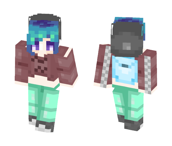 -=Aquamarine=- - Female Minecraft Skins - image 1
