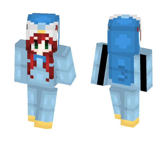 Piplup Onesie - Female Minecraft Skins - image 1