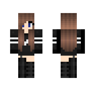 Black Neko Girl - Girl Minecraft Skins - image 2