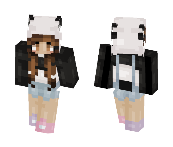 Panda // 200 subbles (Request) - Female Minecraft Skins - image 1