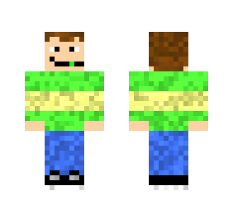 Gamer with a chara jumper - Male Minecraft Skins - image 2