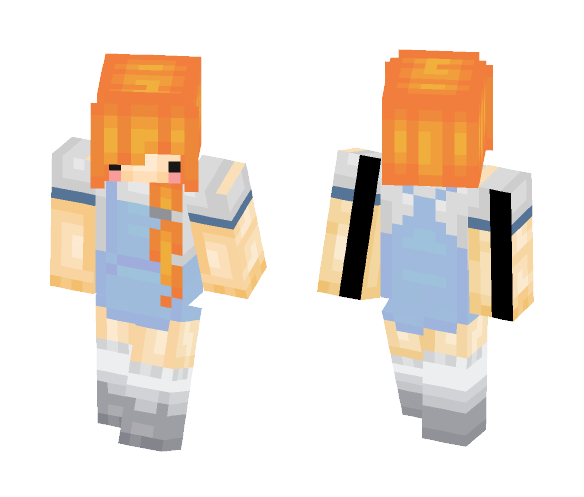 girl in overalls [dg] - Girl Minecraft Skins - image 1