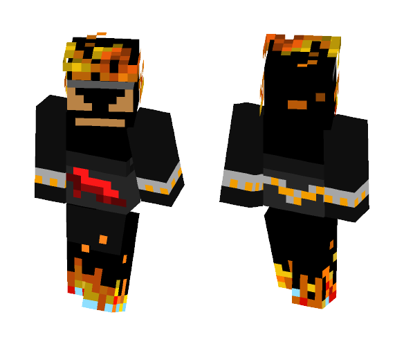 Fire Phantom - Interchangeable Minecraft Skins - image 1