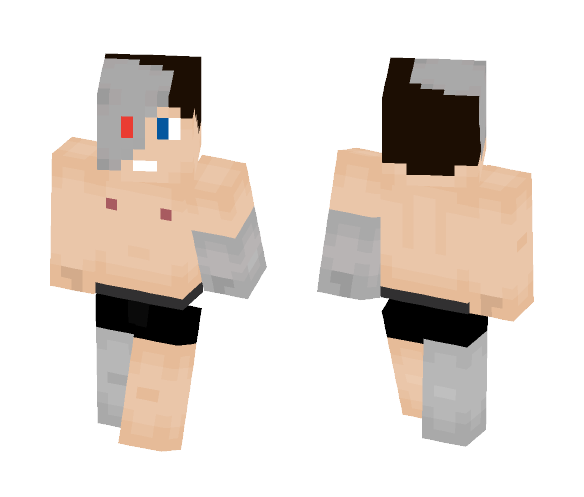 Escaped Cyborg (Hand Shaded) - Male Minecraft Skins - image 1