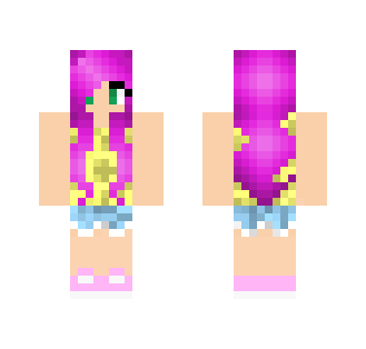 girl in yellow tank top - Girl Minecraft Skins - image 2