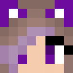 purple haired cozy cat - Cat Minecraft Skins - image 3