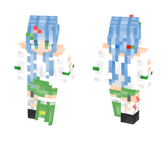 holiday blues - Female Minecraft Skins - image 1